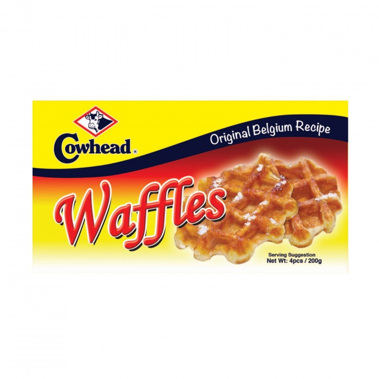 Cowhead Waffles Original Belgium Recipe 4pcs 200g