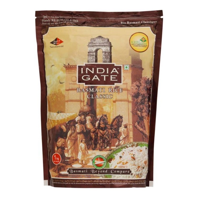 India Gate Basmati Rice Classic 1kg