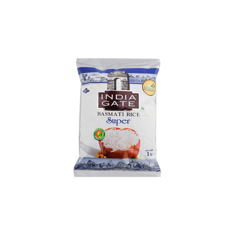 INDIA GATE BASMATI RICE SUPER 1KG