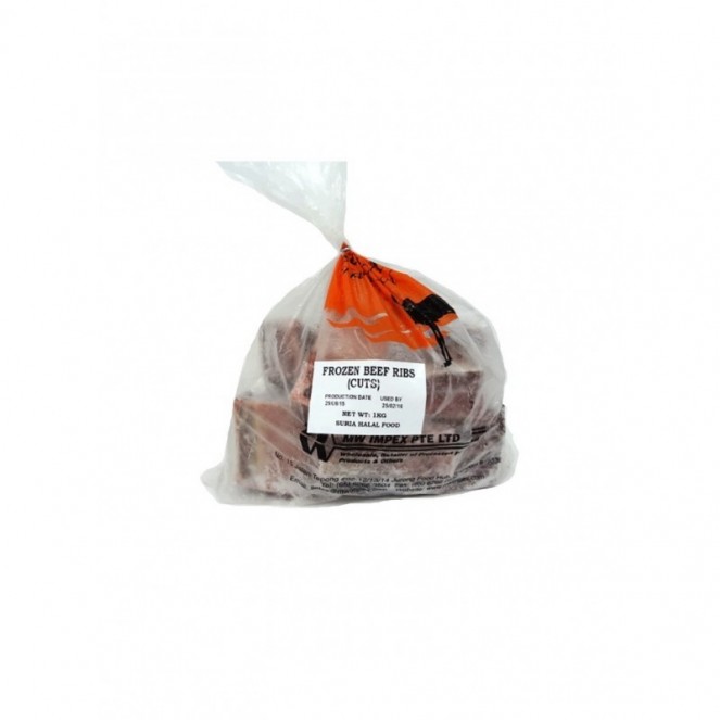 Suria Frozen Beef Ribs 1kg (Small Cut)