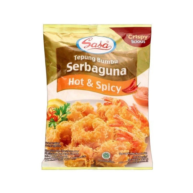 Sasa Tepung Bumbu Serbaguna Hot & Spicy 225g