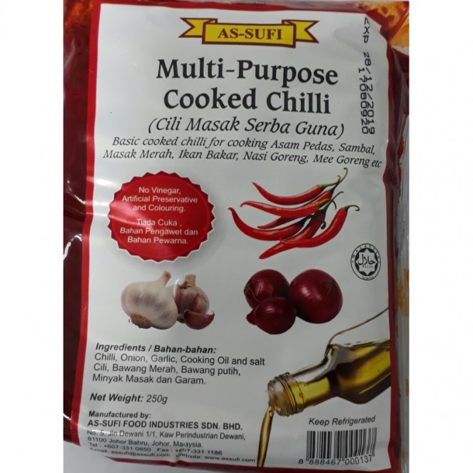 As-Sufi Multi-Purpose Cooked Chilli 250g