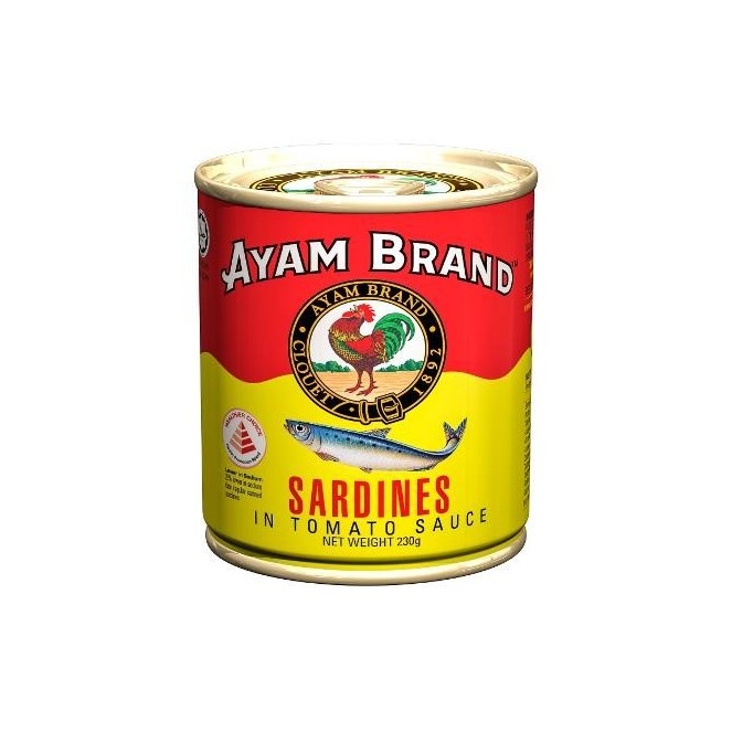 Ayam Brand Sardine In Tomato sauce 230g