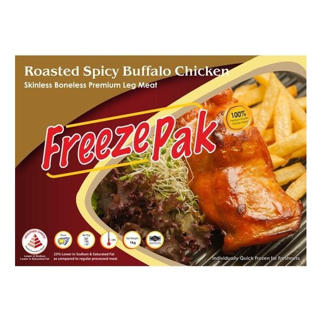 Freezepak Roasted Spicy Buffalo Chicken 1kg