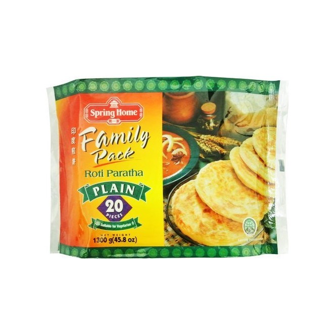 Spring Home Family Pack Roti Paratha Plain 20pcs