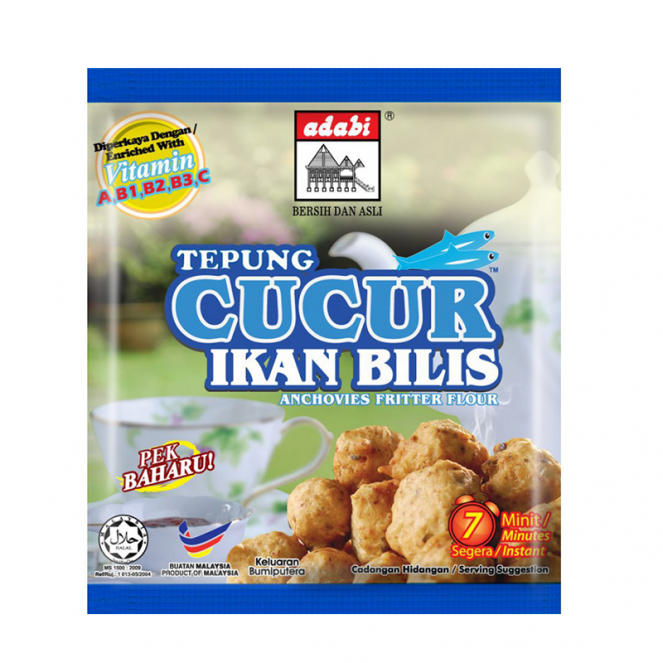 Adabi Tepung Cucur Ikan Bilis 200g