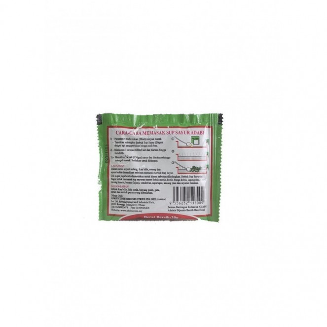 Adabi Serbuk Sup Sayur 20g