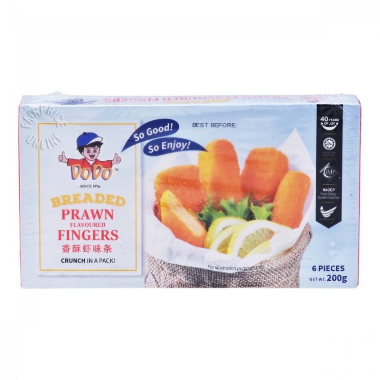 Dodo Breaded Prawn Fingers 6pcs