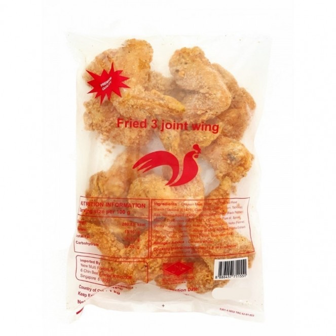 PQ Fried 3 Joint Wing 1kg