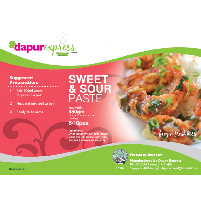Dapurexpress Sweet & Sour Paste 450g