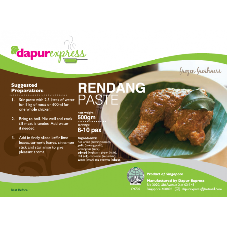 Dapurexpress Rendang Paste 500g