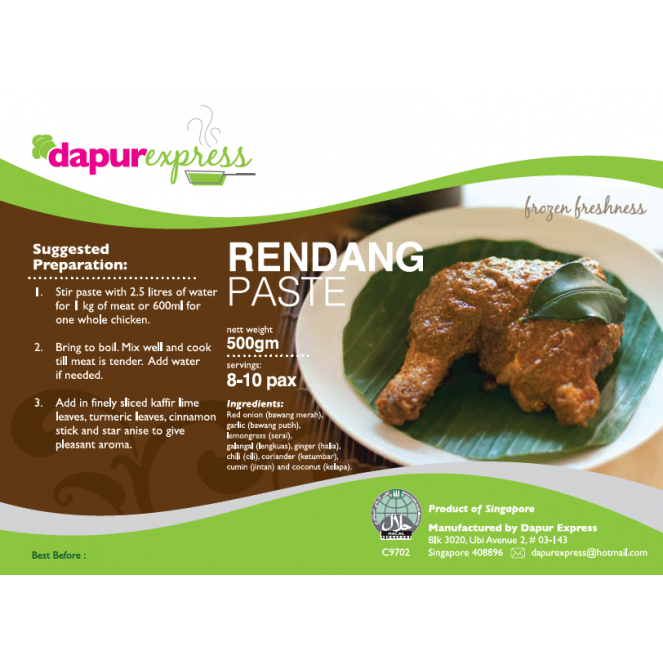 Dapurexpress Rendang Paste 500g
