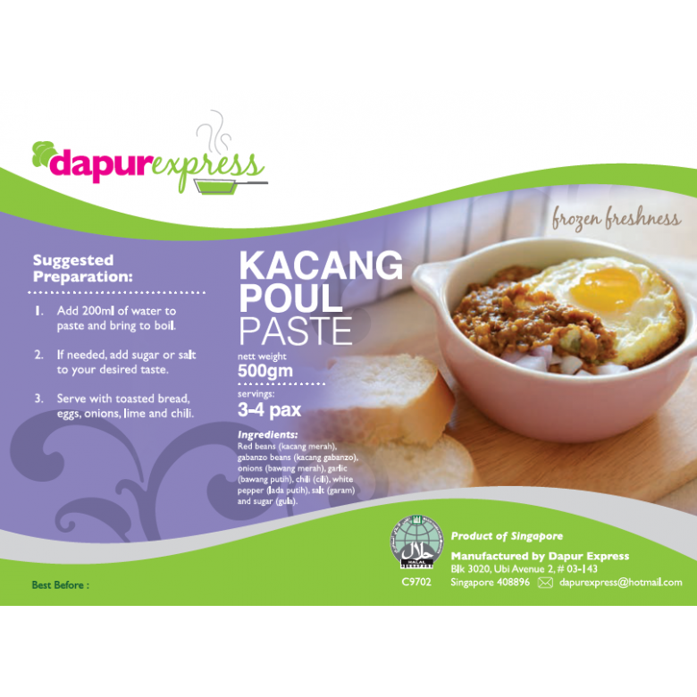 Dapurexpress Kacang Poul 500g