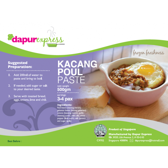 Dapurexpress Kacang Poul 500g