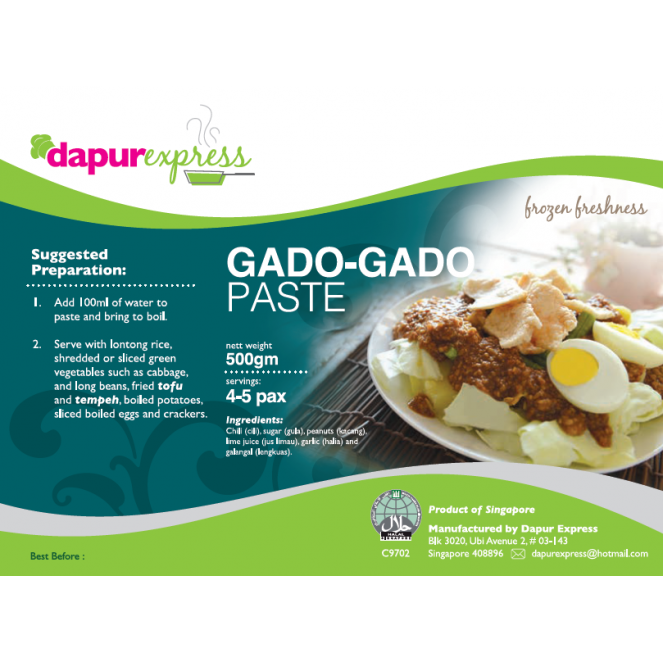 Dapurexpress Gado-Gado Paste 500g