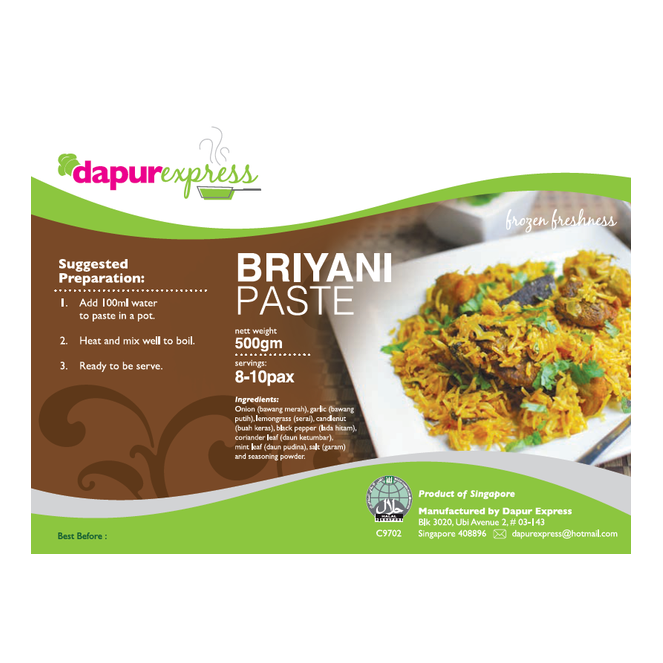 Dapurexpress Briyani Paste 500g