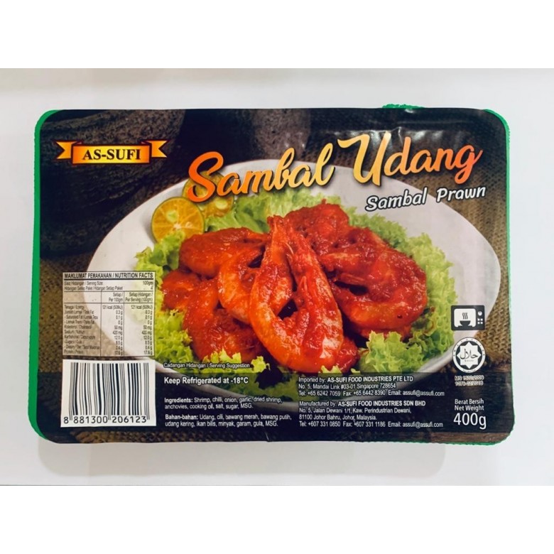 As-Sufi Sambal Udang 400g
