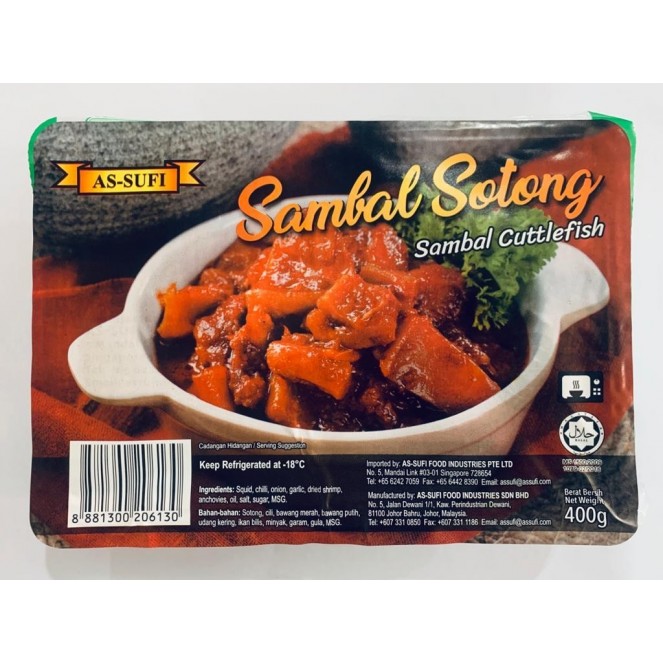 As-Sufi Sambal Sotong 400g