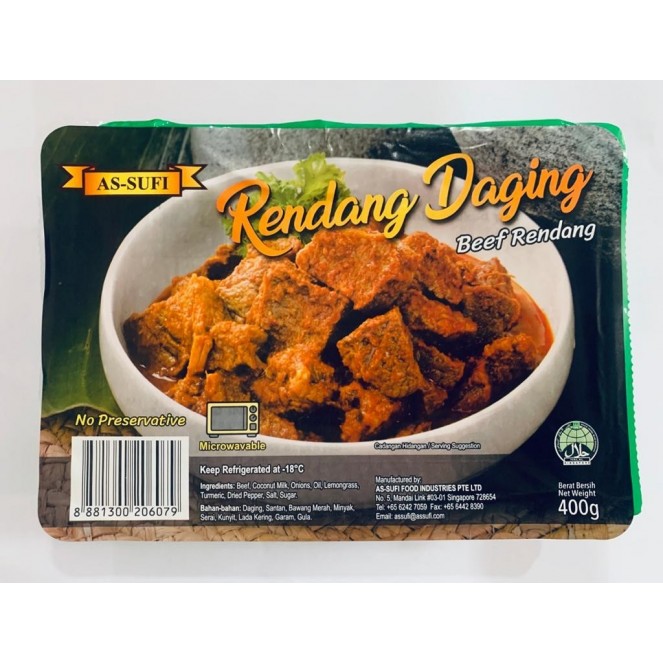 As-Sufi Rendang Daging 400g