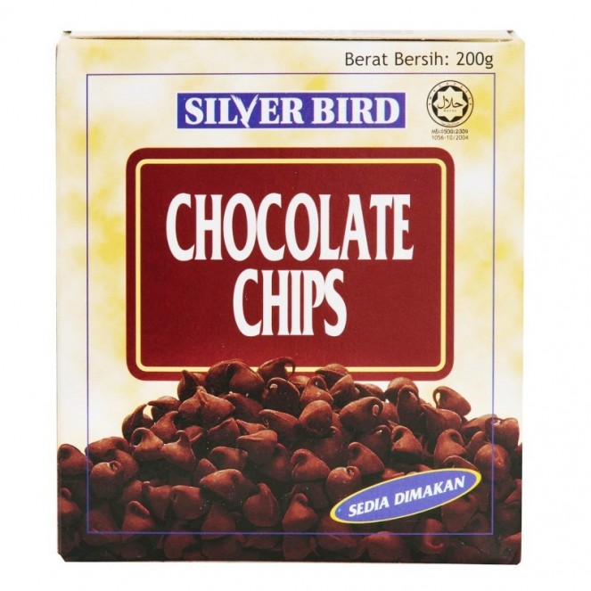 SILVER BIRD CHOCOLATE CHIPS 200G