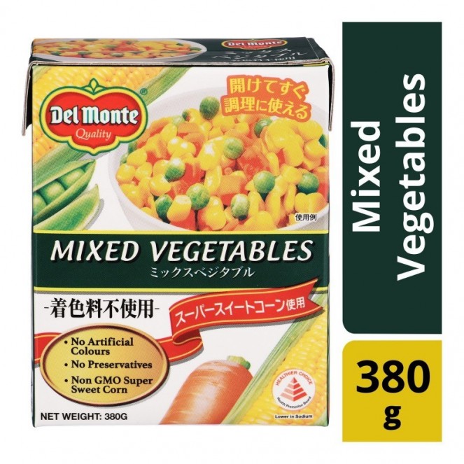 DEL MONTE MIXED VEGETABLES 380G