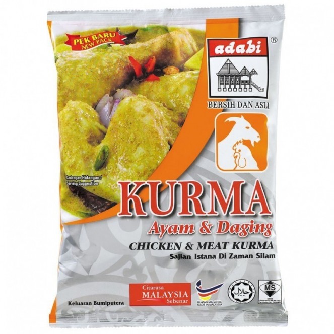 Adabi Serbuk Kurma Ayam/Daging 250g