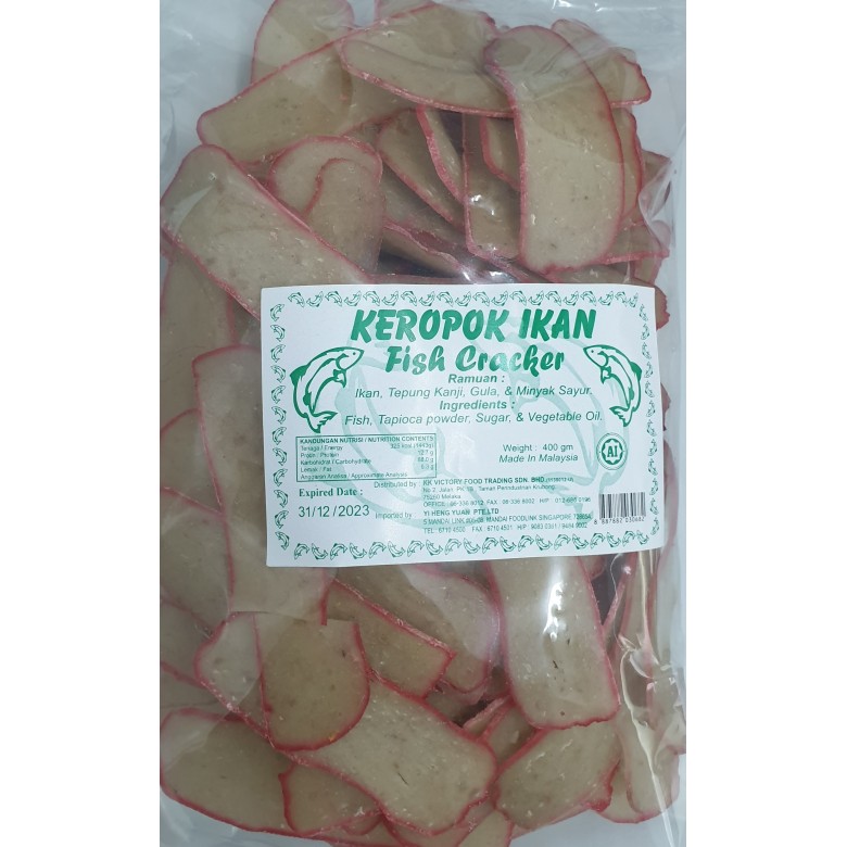 Keropok Ikan Tenggiri (Medium Cut) 400g