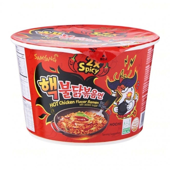 Samyang Hot Chicken Flavour 2X Spicy Ramen Bowl