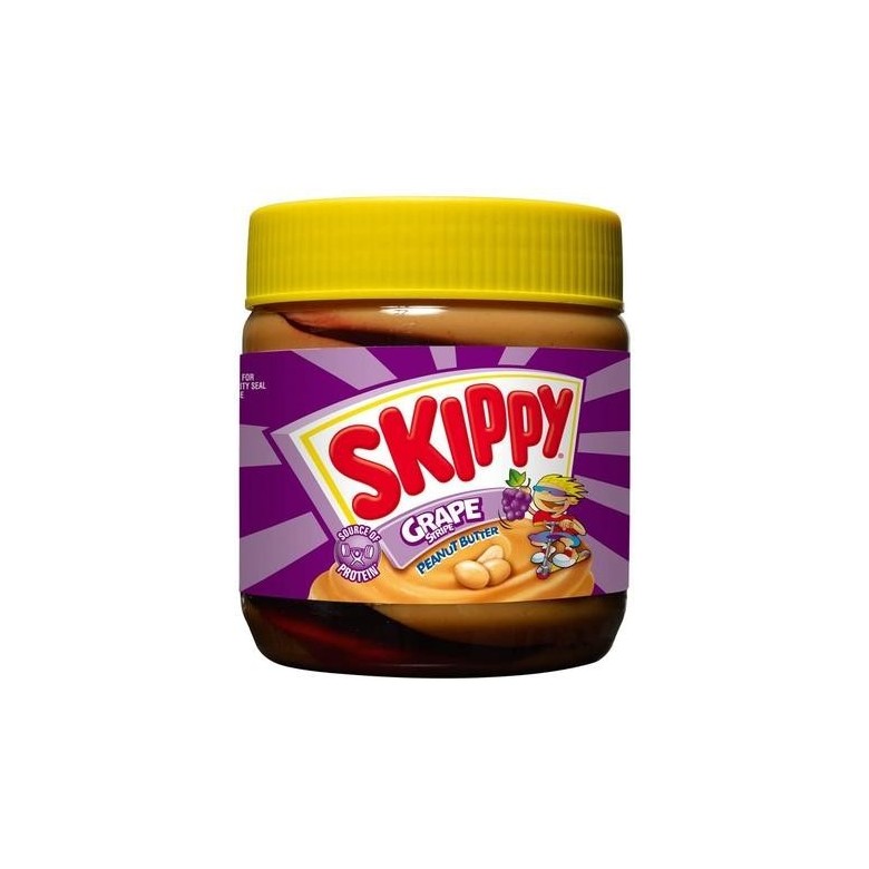 Skippy Grape Stripe Peanut Butter 350g