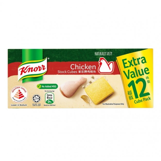 Knorr Chicken Stock Cubes 12 Cube Pack Healthy Choice