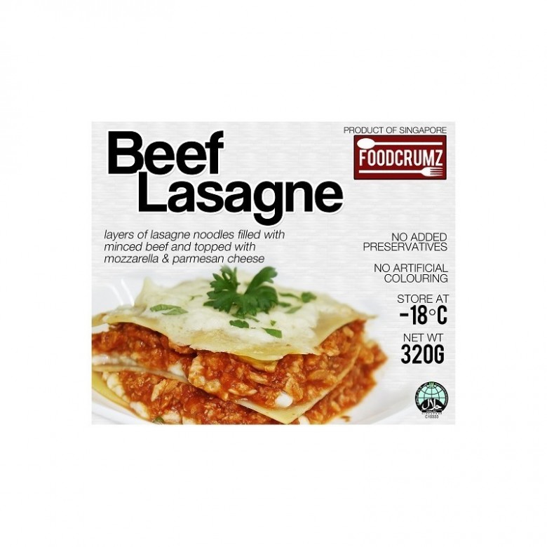 Foodcrumz Beef Lasagne 320g