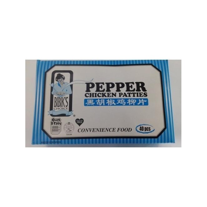 Bibik Pepper Chicken Patties 40pcs