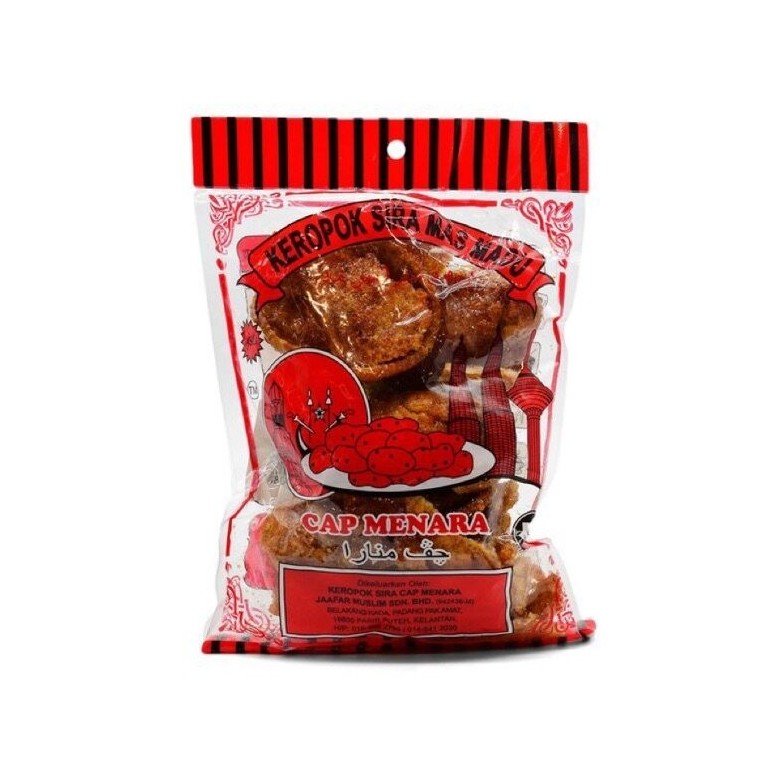 Keropok Sira Mas Madu Cap Menara 80g