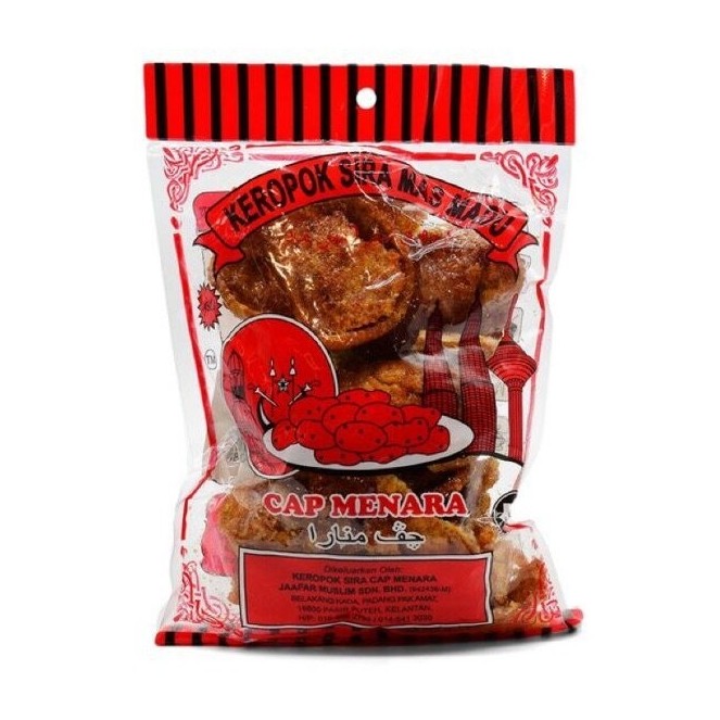 Keropok Sira Mas Madu Cap Menara 80g