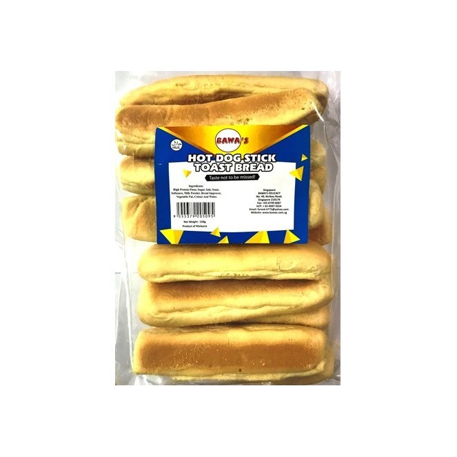 Bawa's Hot Dog Stick Toast Bread 150g