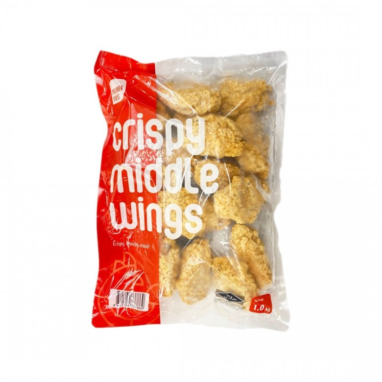 Premier First Crispy Middle Wings 1kg