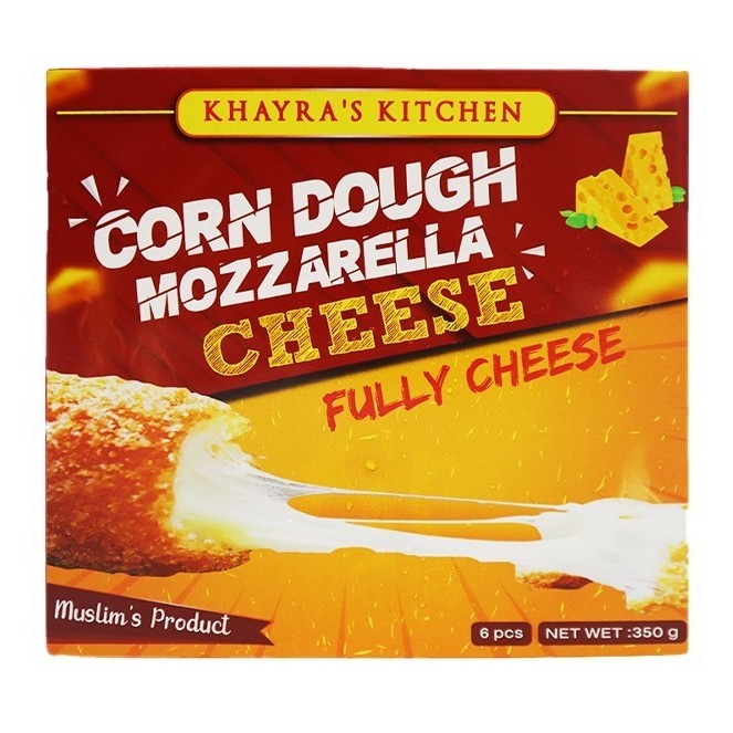 Khayra's Kitchen Corn Dough Mozarella Cheese 350g