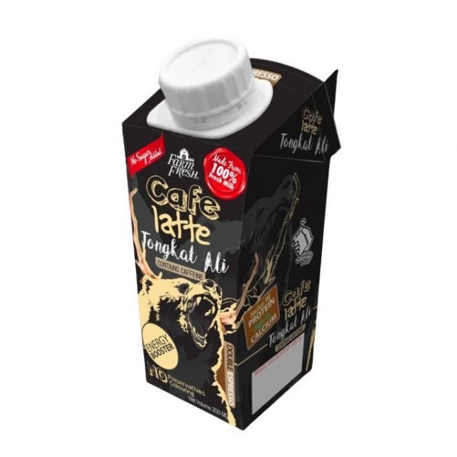 Farm Fresh Cafe Latte Tongkat Ali 200ml