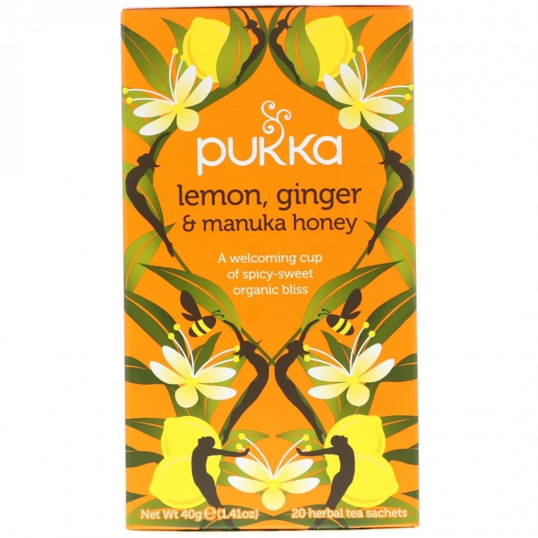 Pukka Lemon, Ginger & Manuka Honey 40g