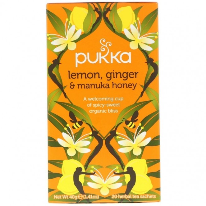 Pukka Lemon, Ginger & Manuka Honey 40g
