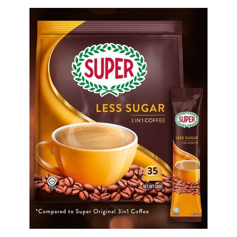Super 3in1 Coffee Less Sugar