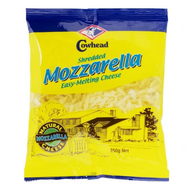 Cowhead Shredded Mozarella 250g