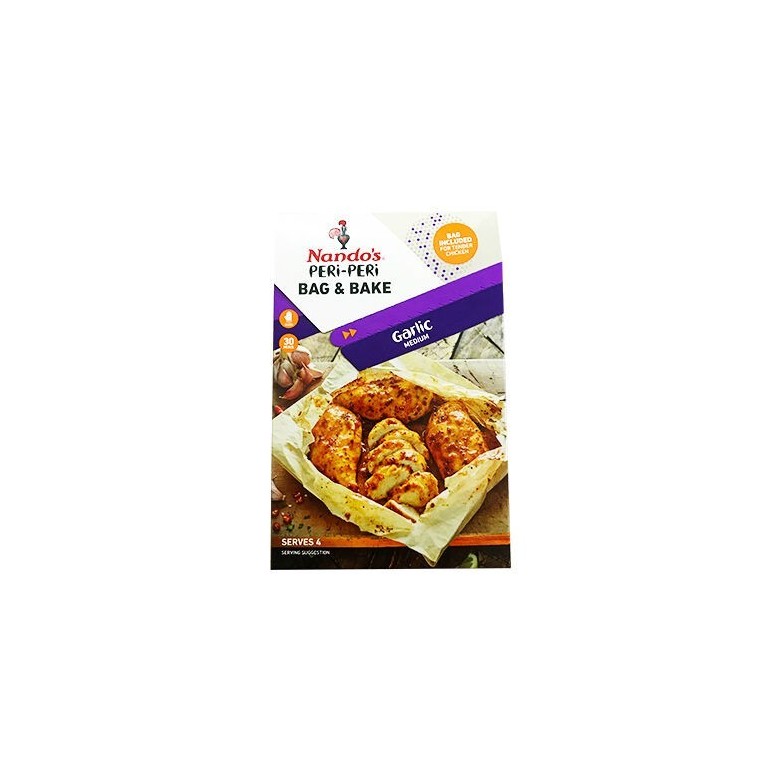 Nando's Peri-Peri Bag & Bake Garlic Medium 20g