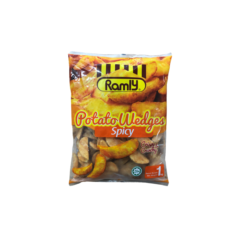 Ramly Potato Wedges Spicy 1kg
