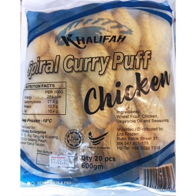 Khalifah Epok-Epok Pusar Ayam (Chicken) 20pcs