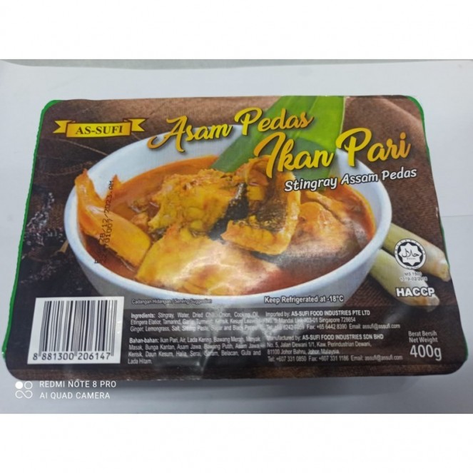 As-Sufi Asam Pedas Ikan Pari 400g