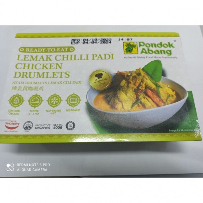 Pondok Abang Ayam Drumlets Lemak Chilli Padi 400G