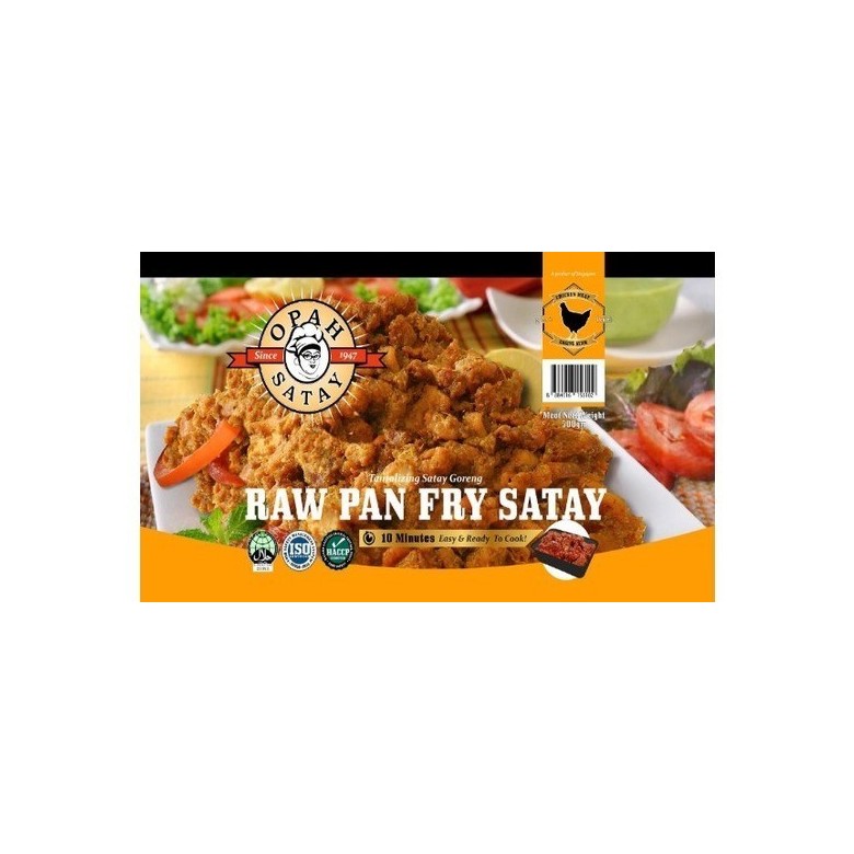 OPAH RAW PAN FRY SATAY CHICKEN 500G