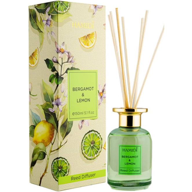 HAMIDI BERGAMOT&LEMON 150ML REED DIFFUSER