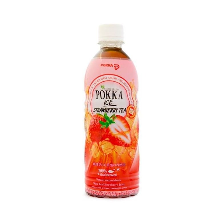 Pokka Strawberry Iced Tea 500ml